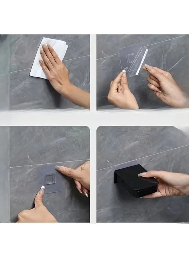 Wall Mounted Ashtray With Rotating Lid And Storage Shelf Random Color - Image 4